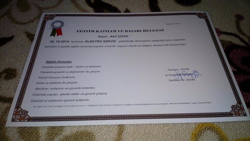 Elektro Servis Her İşin Ustası Hizmetler’de