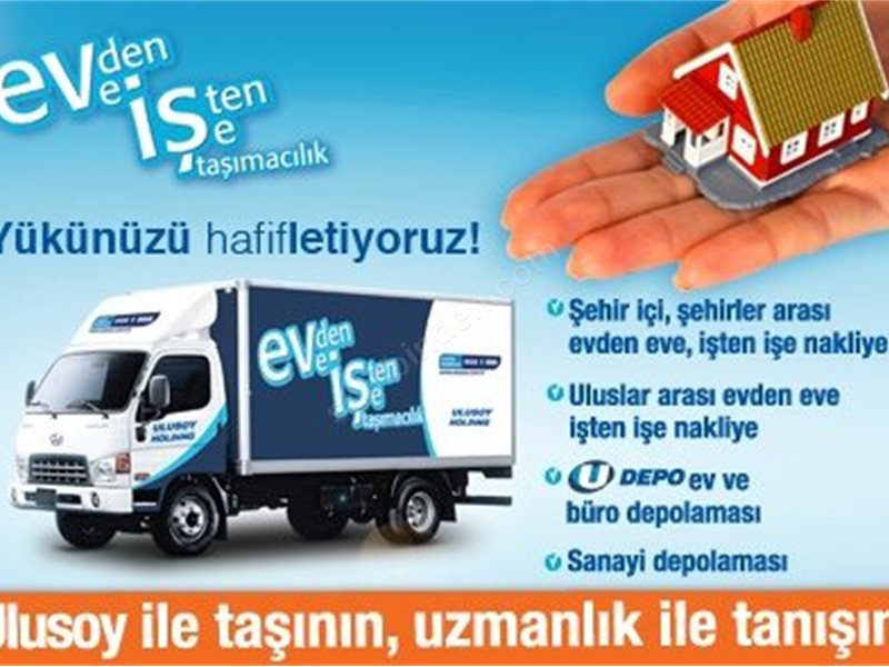 Öz Ulusoy Evden Eve Nakliyat Her İşin Ustası Hizmetler’de