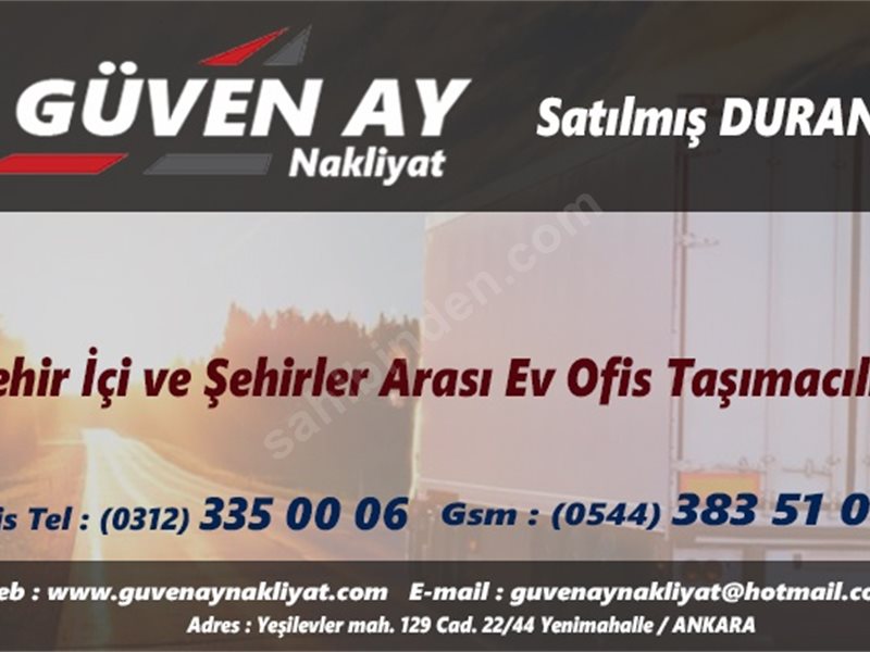 guvenay nakliyat her isin ustasi sahibinden com hizmetler de