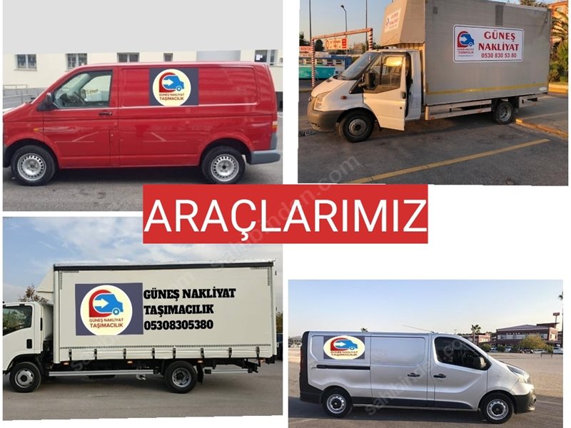 Güneş Evden Eve Nakliyat Her İşin Ustası Hizmetler’de