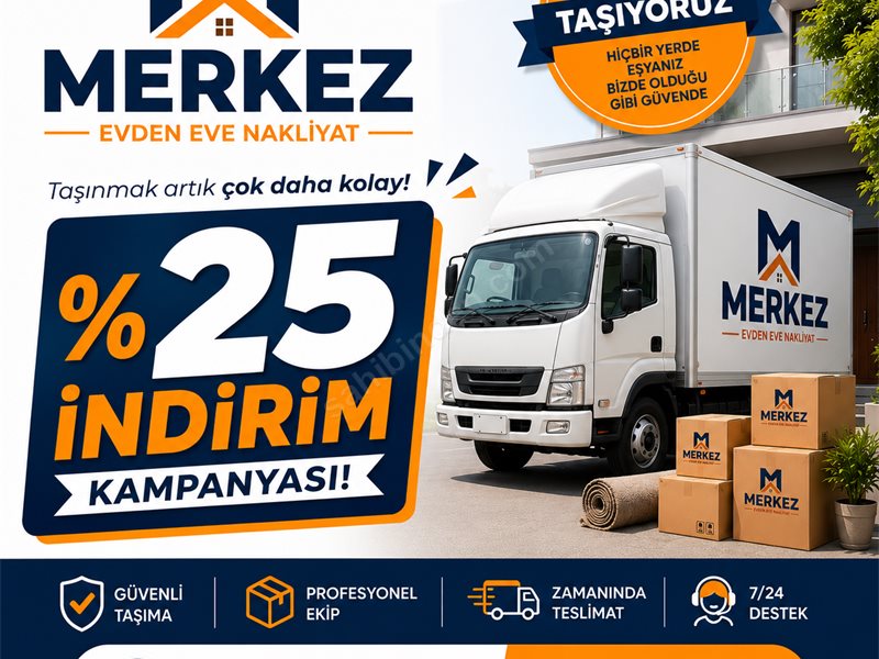 Merkez Evden Eve Nakliyat - Her İşin Ustası sahibinden.com Hizmetler'd